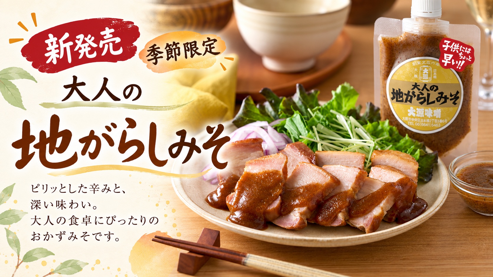 大人の地がらしみそ